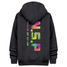 NESPA 點點線條連帽拉鍊外套 SHD_0012