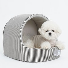 寵物 Jumbo 圓形寵物窩, 灰色, 1個