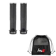 LUNJE 自行車把手 2p + 獨家袋套組 CYYP-145-3PU, 灰色（握把）, 1套