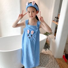 Starbean 動物無袖浴袍髮帶組