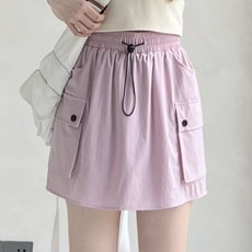 메이첼 듄 테크웨어 밴딩 카고 미니 스커트 10617