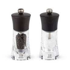 PEUGEOT Ollereong胡椒研磨罐+鹽研磨罐組 arcwood choco 14cm, 1套