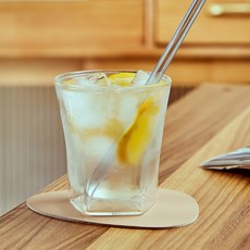 American Road 簡約居家咖啡雙層耐熱玻璃杯 405ml HR1817, 1個, 單一顏色