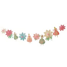 Hello Universe 生日派對用品 公主掛旗, 芭蕾舞公主, 1個