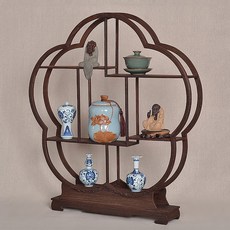 아트피플 F08 모란 찻잔 다관 장식장, GTM24356