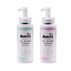 CC Monster 多合一爽膚水 300ml + 面霜 300ml 套組, 1套