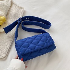 SORIDAL 女款Argus絎縫日常斜背包, 藍色