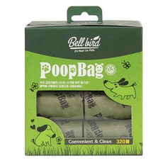 BELL BIRD 狗狗便便袋 320枚, 1組, 單色