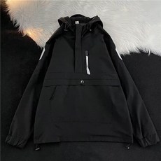 Black 101男款Savage休閒寬鬆防風衣 FC-2319192