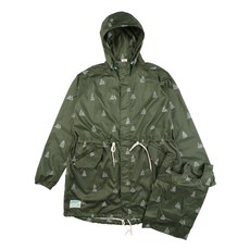 세컨드코너 남성용 그래픽 캠퍼 바람막이 롱 점퍼 + 마켓 백 Regen