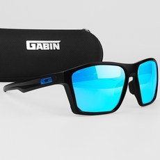 가빈 스타일호른 빅사이즈 스포츠 편광 선글라스 G110, C002 블랙 스카이미러렌즈, 1개