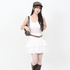 엘쏘 여성용 플라워 레이스 브라캡 나시티 2p