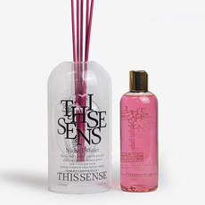 디스센스 디퓨저 핫핑크 세트, 1세트, 디어미스