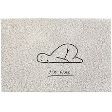 Youngbayoung 簡約門口玄關地墊, 08 象牙白