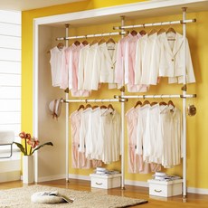 프라임행거 네오 4단 행거 38mm, 화이트