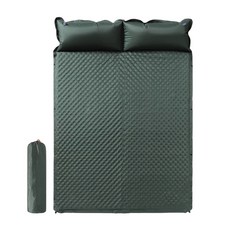 WOLF WALKERS 雙人自動充氣床墊, 軍綠色