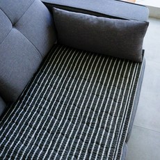 inroom 條紋泡泡紗絎縫沙發墊