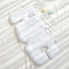 bebenuvo 極致超級涼感Porpe涼感嬰兒推車涼墊, 混合色系, 1個