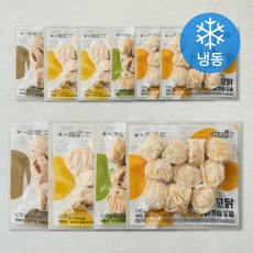 네네치킨 네꼬닭 통통 닭가슴살 4종 혼합 (냉동), 1세트