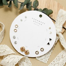 兒童日常耳環 7款 2入