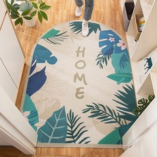 亮麗北歐風圓頂造型PVC玄關入口門墊, A04