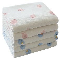 BABY&I 柔軟的方形布尿布, BAMBY, 5個