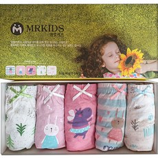 MRKIDS 女孩童3角內褲5入組 小兔兔