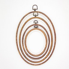 With&Wiz手工藝木質大理石橡膠橢圓梭 4種組, 1套, 混合顏色