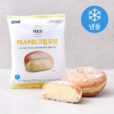 매일유업 데르뜨 커스터드 크림도넛 (냉동), 95g, 1개입, 1개