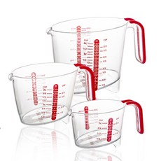 prep solUtions 量杯 250ml + 500ml + 1000ml 套裝 PS-3430, 混合顏色, 1個