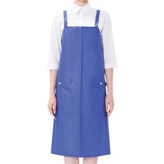 예경 고주파 우레탄 방수 주머니 H형 앞치마 중 PO-054, 무광 곤색, 1개