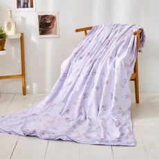 J-bedtime 床寢時光 台灣製天絲萊賽爾石墨烯涼被 RMG7882M, 愛麗絲 紫色