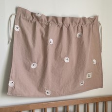 ChezBebe 汽車刺繡圖案遮陽罩, Bechon Embroidered (Beige), 1入