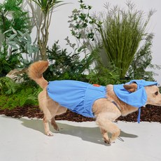 PUPPY GALLERY 寵物用小熊軟糖圖案背心, 寶藍色, 1個