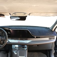 Bible Auto 防滑絲絨儀表板避光墊, 黑色, Grandeur IG 無HUD 有中央喇叭(16~19年11月)