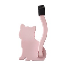 PLUSLINE 貓咪造型門擋 粉色, 1個