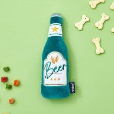 PETBONE 狗狗露營玩具, 啤酒瓶, 1個