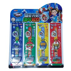 衝鋒戰士HELLO CARBOT 電子手錶4件組, 混色