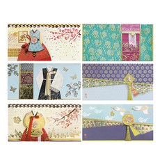 From&To 韓服與傳統零用錢信封 FB205-456 FB206-12 FB204-2 6件組, 混色, 1套