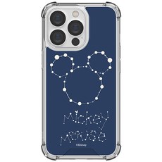 아이컬러즈 디즈니 미키 온 더 문 투명 강화 휴대폰 케이스