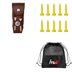 나야스타일 골프공 + 파우치 + PE 티 10p 세트, GFYP-140+170-2PU