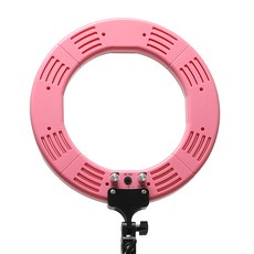 대한 LED 링라이트 350mm, LED-14IN(핑크), 1개