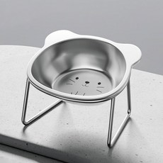 PASTEL PET 寵物動物不鏽鋼1口食碗 FREE(12.5 x 11 x 11.5 cm), 1個, 貓咪