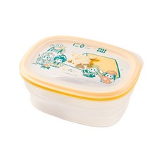 ZEN ZHOU 仁舟淨塑 霹靂聯名矽密盒 山間露營, 1個, 絲絨黃