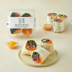 꾹쿡 스리라차치킨 랩샌드위치 2입, 553g, 1개
