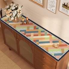 데이소이 세련 패치워크 다양한 다용도 매트, 04 블루 그리드, 1개
