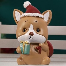 Homeflow 歡度聖誕動物公仔裝飾品, 1個, 小狗