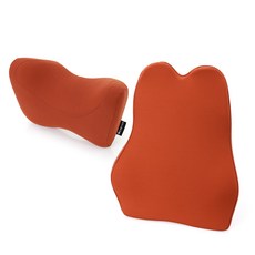 CARTEM 感嘆 3D記憶棉車用頸枕 + 靠背墊 + 防塵袋, 1個, 棕色