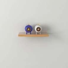 Younco 無支架室內裝潢整理壁掛層架 30公分, 橡木色, 1層