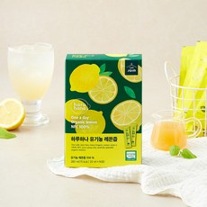 jaim 유기가공식품 인증 하루하나 레몬즙 14개입, 1개, 280ml